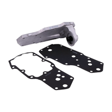 Oil Filter Support Head Cooler Cover With Gasket 4934217 Cummins Engine B5.9 6B 6BT 6BTA G8.3 ISB5.9 QSB3.3 QSB5.9 Dodge 5.9L 89-02