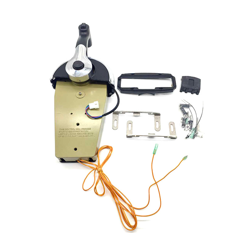 Outboard Remote Control Box 8M0059686 for Mercury Binnacle/Console Top Mount with 2 Feet Trim Harness