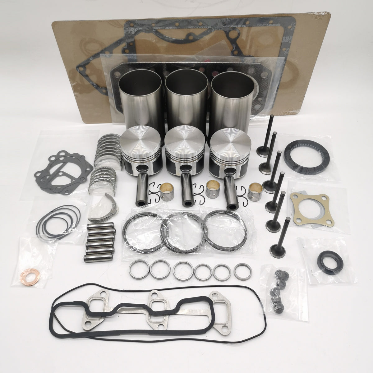 Overhaul Rebuild Kit For Yanmar 3T75HA Engine YM220D YM250D YM226 YM226D Tractor - KUDUPARTS