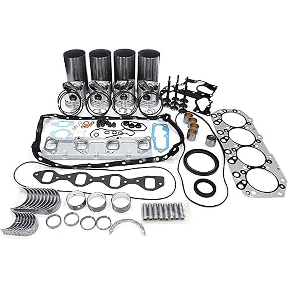 Overhaul Rebuild Kit for Isuzu 4JB1 4JB1T Engine Bobcat 1213 843 853 960 2060 2070 Loader - KUDUPARTS