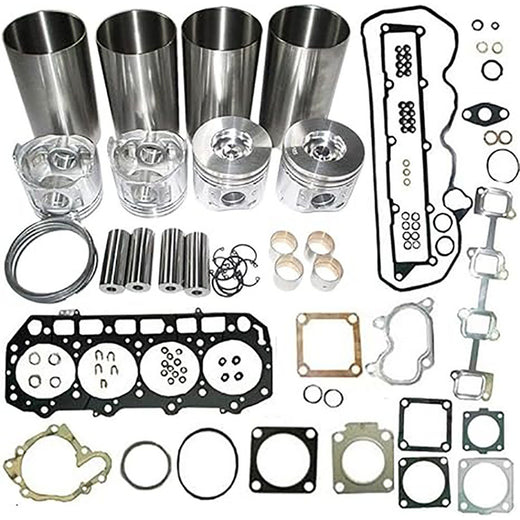 Overhaul Rebuild Kit for Isuzu 4JB1 4JB1T Engine Bobcat 1213 843 853 960 2060 2070 Loader - KUDUPARTS