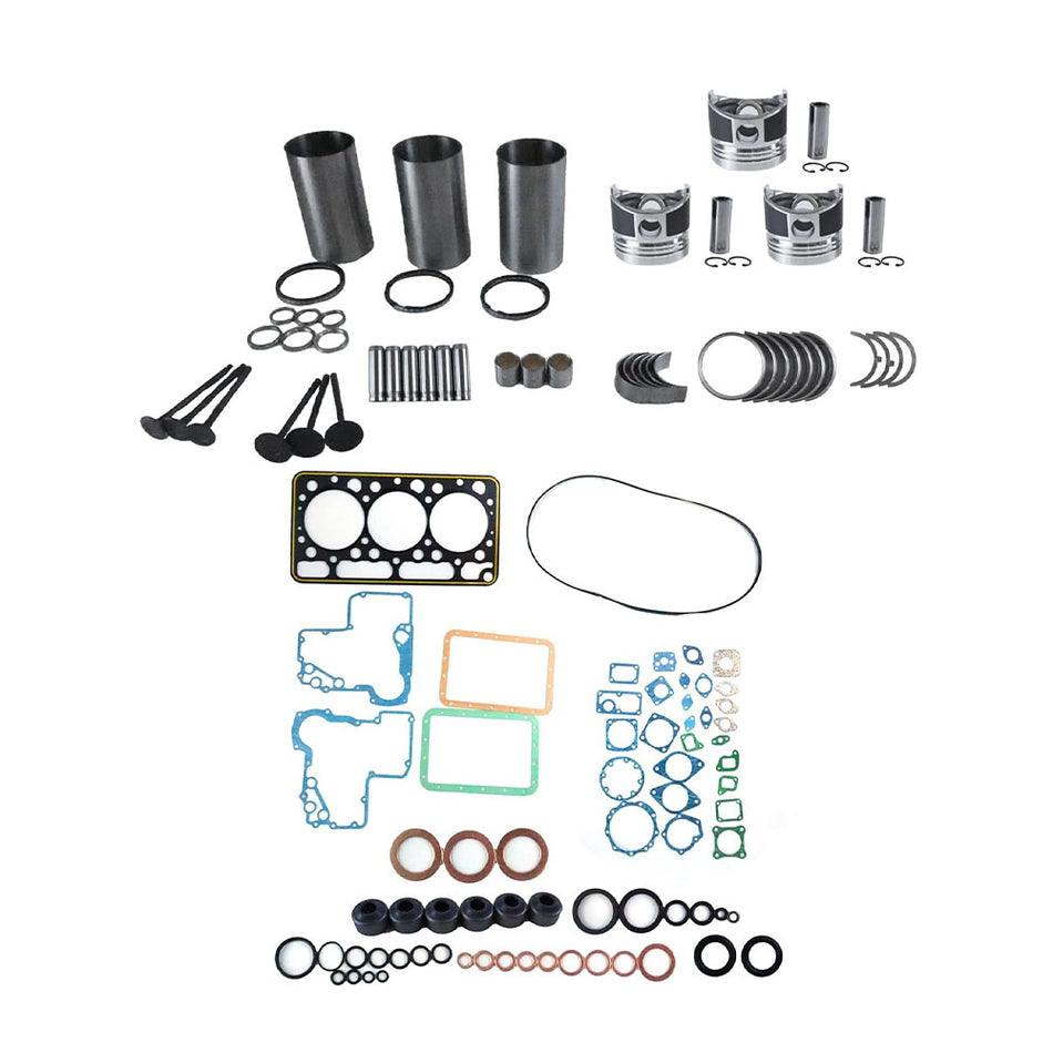 Overhaul Rebuild Kit for Kubota Engine D950 Bobcat Loader 553 543 543B 543C