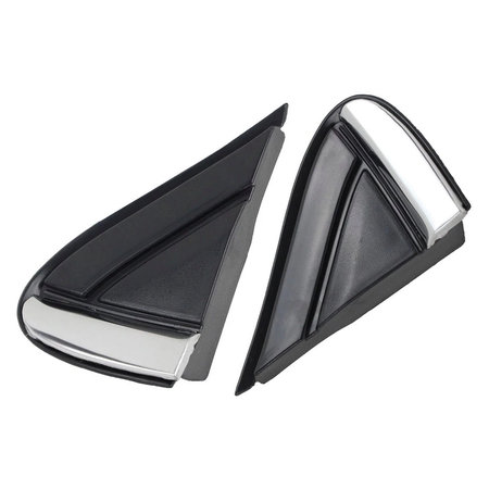Pair Fender Molding Trim 84107340 84107341 for Chevrolet Equinox 2018-2023 - KUDUPARTS