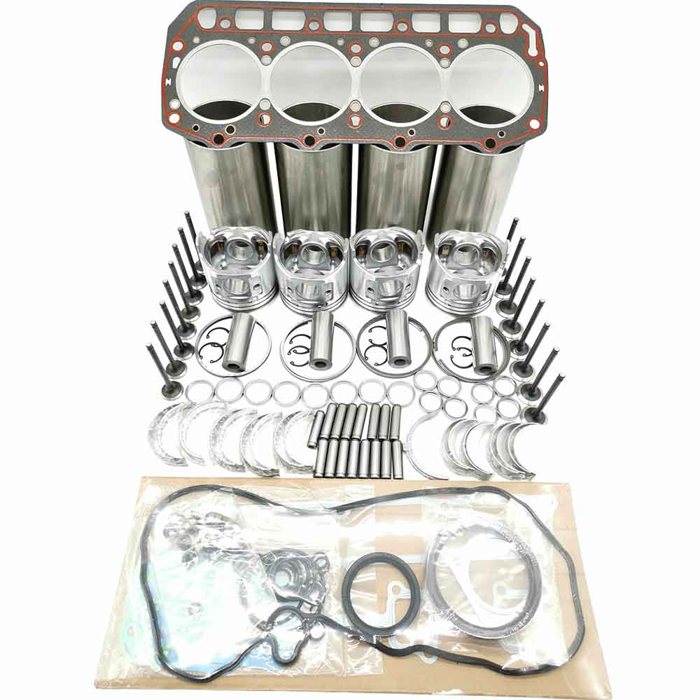 Piston Ring Liner Gasket Bearing Kit For Yanmar Engine 4TNV98T 4TNV98C For Forklift Excavator Loaders
