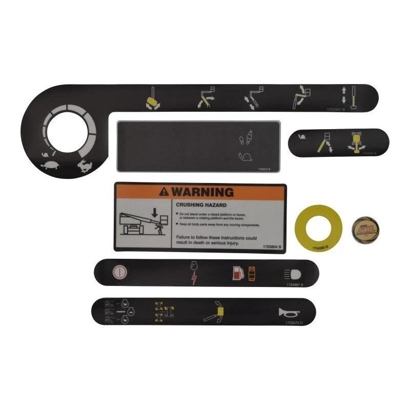 Platform Control Box Decal Kit 2915133 for JLG Boom Lift