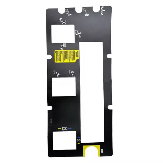 Platform Control Panel Decal 65182GT 65182 for Genie Boom Lift S-120 S-125 S-105 S-100 - KUDUPARTS