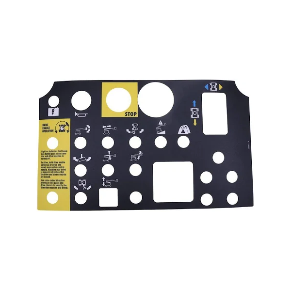 Platform Control Panel Decal 72081GT 72081 for Genie Boom Lift Z-34/22N Z-34/22 DC Z-34/22 Bi-Energy Z-30/20N