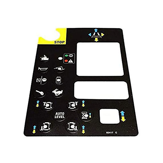 Platform Control Panel Decal 82417GT 82417 for Genie GS-2668 RT GS-3384 GS-3390 GS-4390 GS-5390 - KUDUPARTS