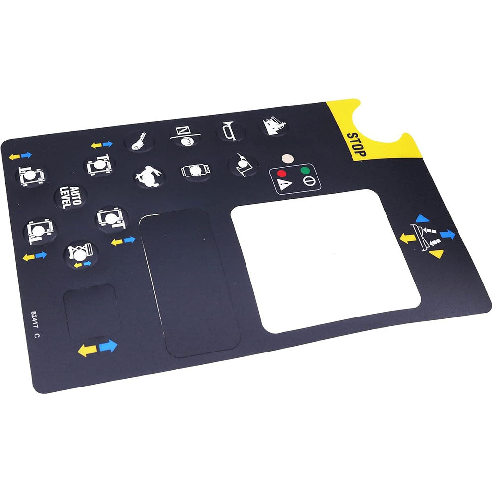 Platform Control Panel Decal 82417GT 82417 for Genie GS-2668 RT GS-3384 GS-3390 GS-4390 GS-5390 - KUDUPARTS