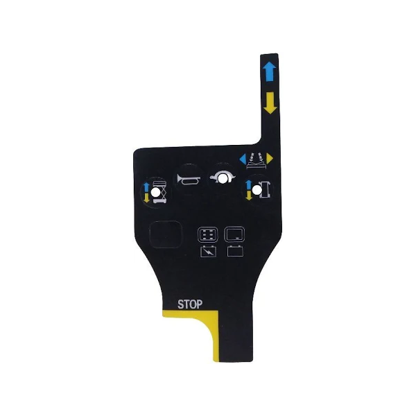 Play Control Box Overlay Decal 97772 97772GT for Genie GS-1530 GS-1532 GS-1930 GS-1932 GS-2032 GS-2046 GS-2632 GS-2646 GS-2668 GS-3232 GS-3246 GS-3268 - KUDUPARTS