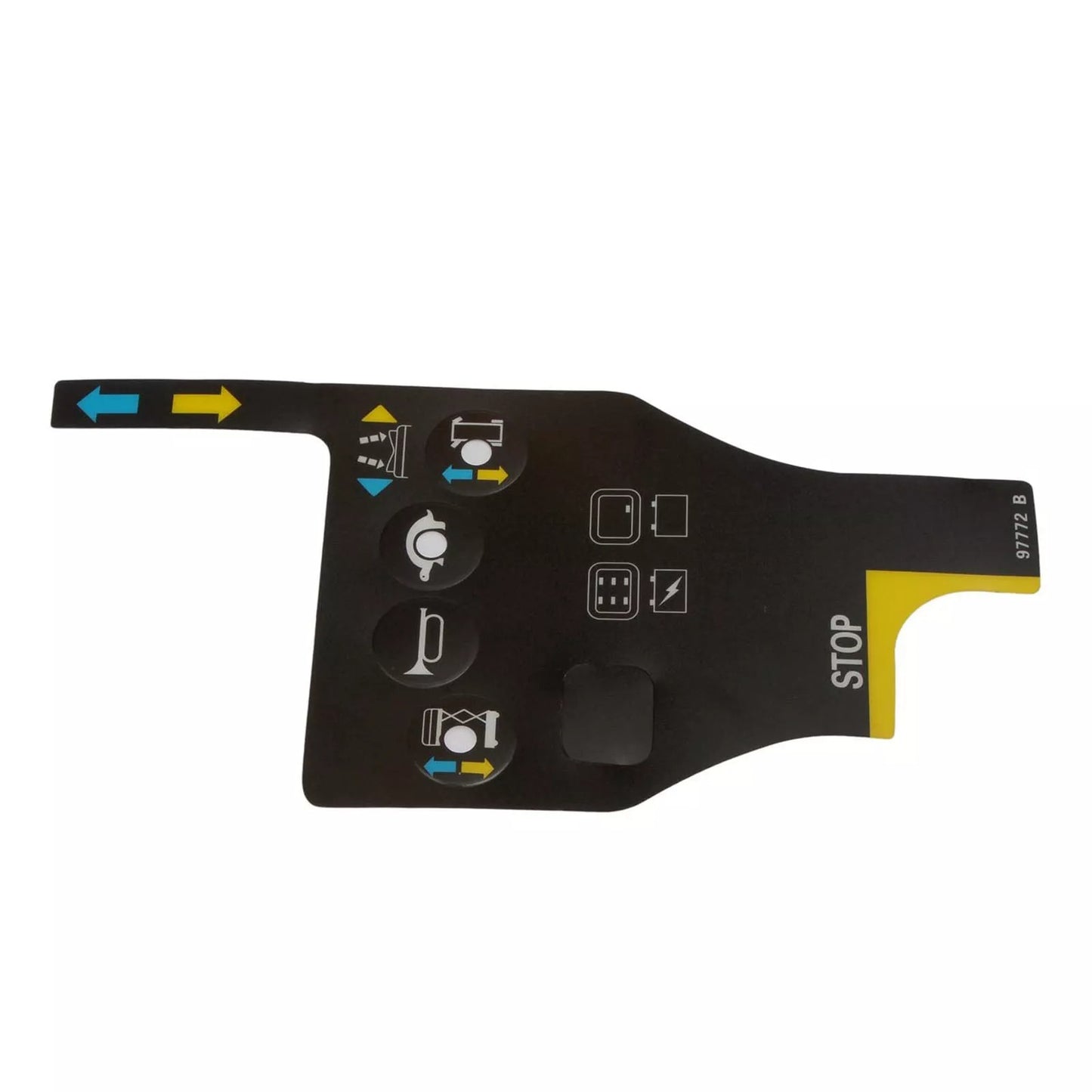 Play Control Box Overlay Decal 97772 97772GT for Genie GS-1530 GS-1532 GS-1930 GS-1932 GS-2032 GS-2046 GS-2632 GS-2646 GS-2668 GS-3232 GS-3246 GS-3268