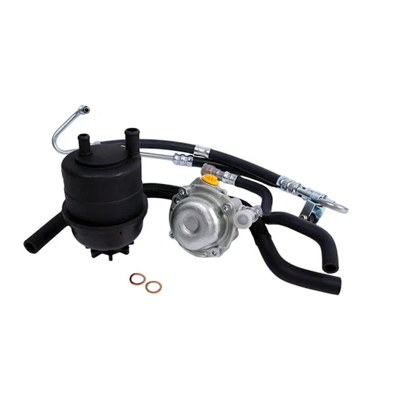 Power Steering Pump & Hoses & Reservoir With Cap 32-41-6-851-217 for BMW 325i 330i 325Ci 330Ci 2001-2006 - KUDUPARTS