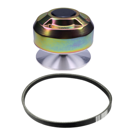 Primary Drive Clutch With Belt AM140985 RE28721 for John Deere Trail Gator Utility Vehicle - KUDUPARTS
