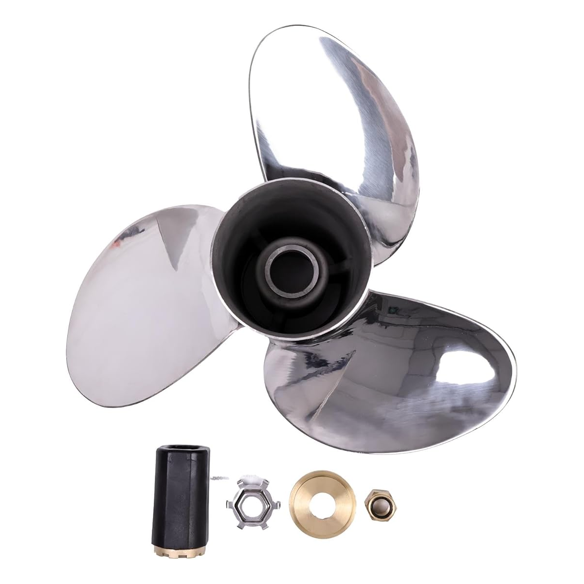 Propeller 48-8M0151231 898990A46 for Mercury Outboard 90HP 115HP 400HP - KUDUPARTS