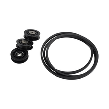 Kit de polea y correa para Husqvarna HU 625 700 725 800 L 221. Incluye 581904001 ×2, 587969201, 580364609. 