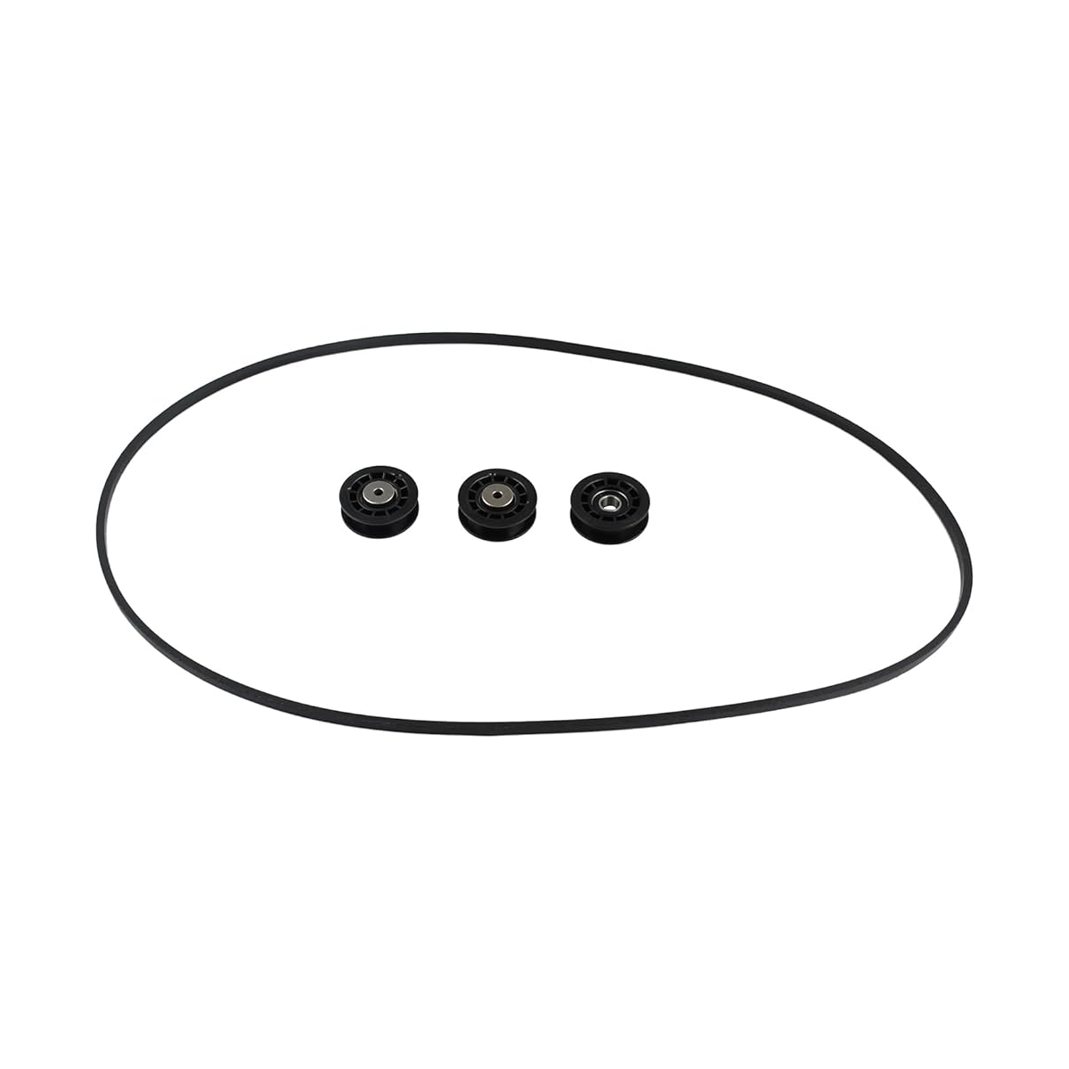 Pulley & Belt Kit for Husqvarna HU 625 700 725 800 L 221 Include 581904001 ×2, 587969201, 580364609 - KUDUPARTS