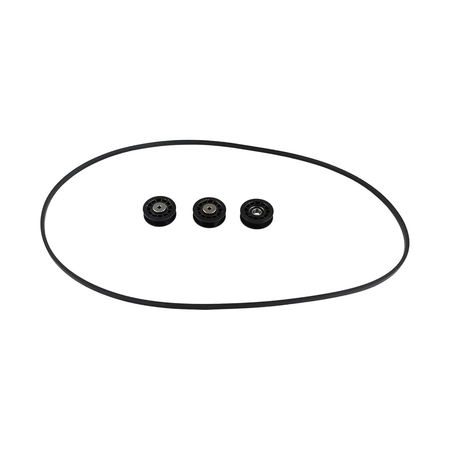 Pulley & Belt Kit for Husqvarna HU 625 700 725 800 L 221 Include 581904001 ×2, 587969201, 580364609 - KUDUPARTS