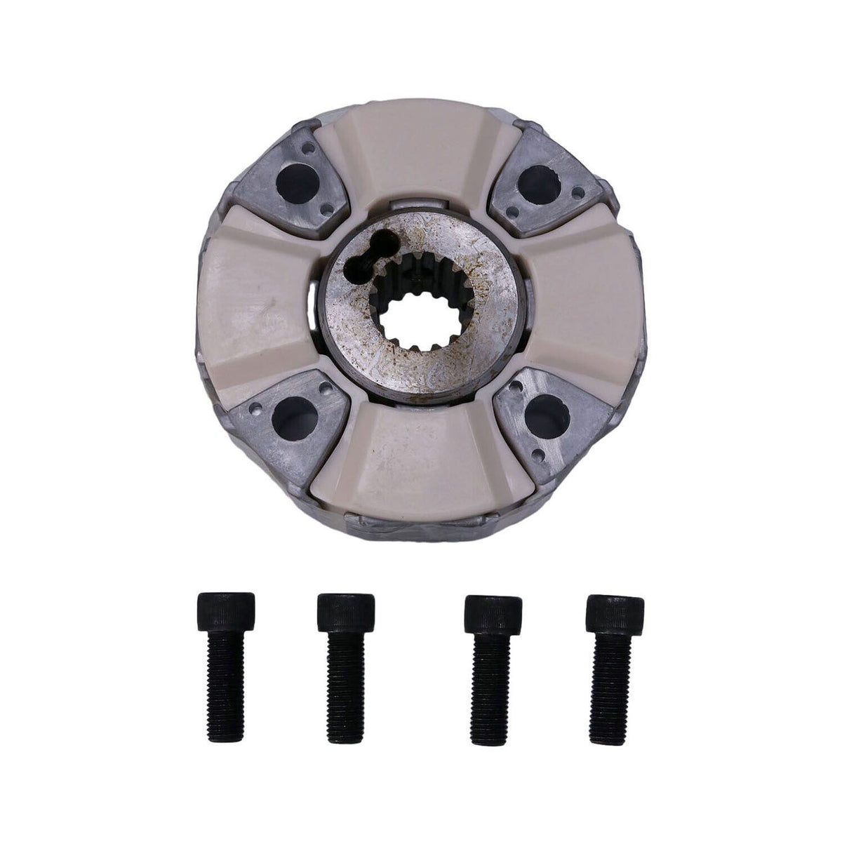 Pump Coupling Assembly 4416605 With Hub for Isuzu Engine 4HK1 Hitachi Excavator ZX210-AMS ZX210-HCME ZX210H ZX210K ZX210W - KUDUPARTS