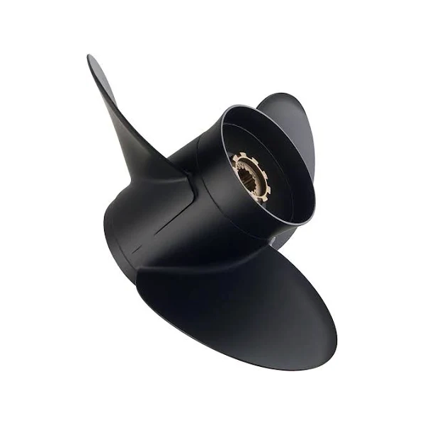 Quicksilver Black Diamond 3-Blade Propeller QA1916X for Johnson Evinrude Honda Mercury Yamaha Suzuki Mercruiser Outboard