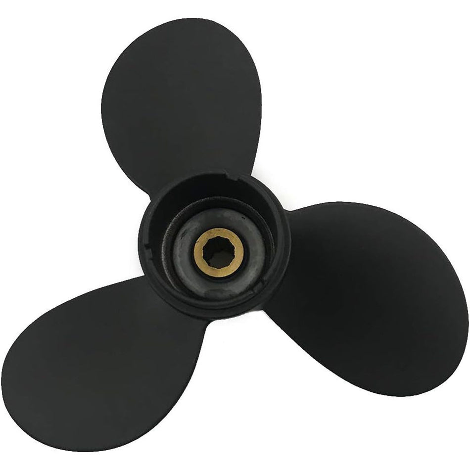 RH 9x9 3 Blade Propeller 48-828156A12 for Mercury Mariner 6-15HP 2-1/2" Gearcase Boat Motors