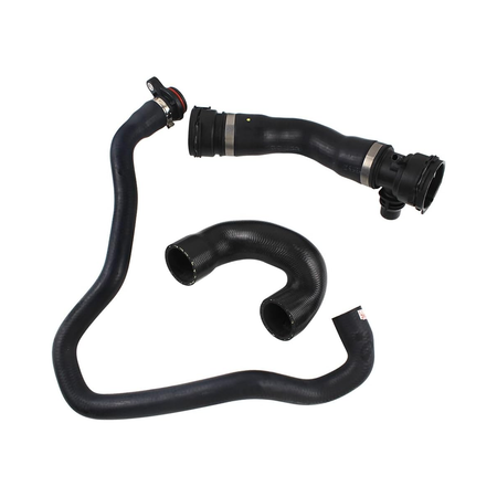 Radiator Coolant Water Hose Pipe Kit 17127534918 for BMW Vehicle 550i 650i - KUDUPARTS