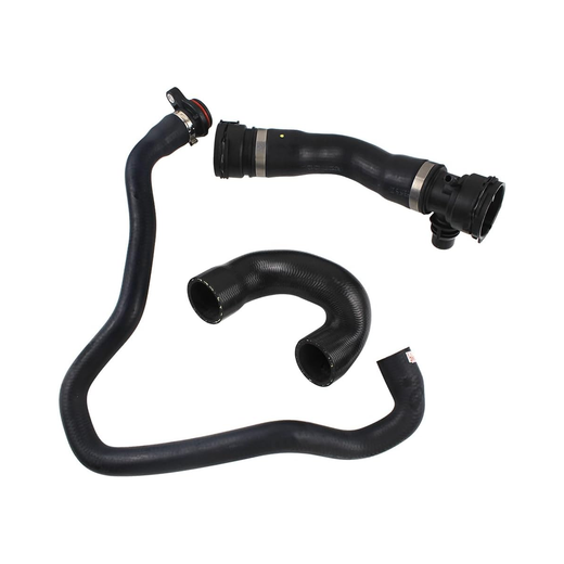 Radiator Coolant Water Hose Pipe Kit 17127534918 for BMW Vehicle 550i 650i - KUDUPARTS