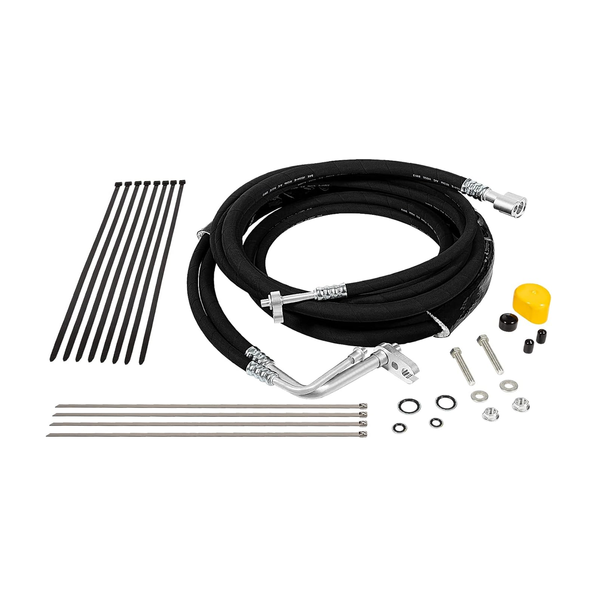 Rear A/C Line Hose Kit YSH34913 for Cadillac Escalade Chevrolet Tahoe GMC Yukon 2015-2020 - KUDUPARTS