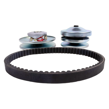 Rear Clutch Drive Pulley and Belt for Coleman Go Kart KT196 CK196 196cc Torque Converter