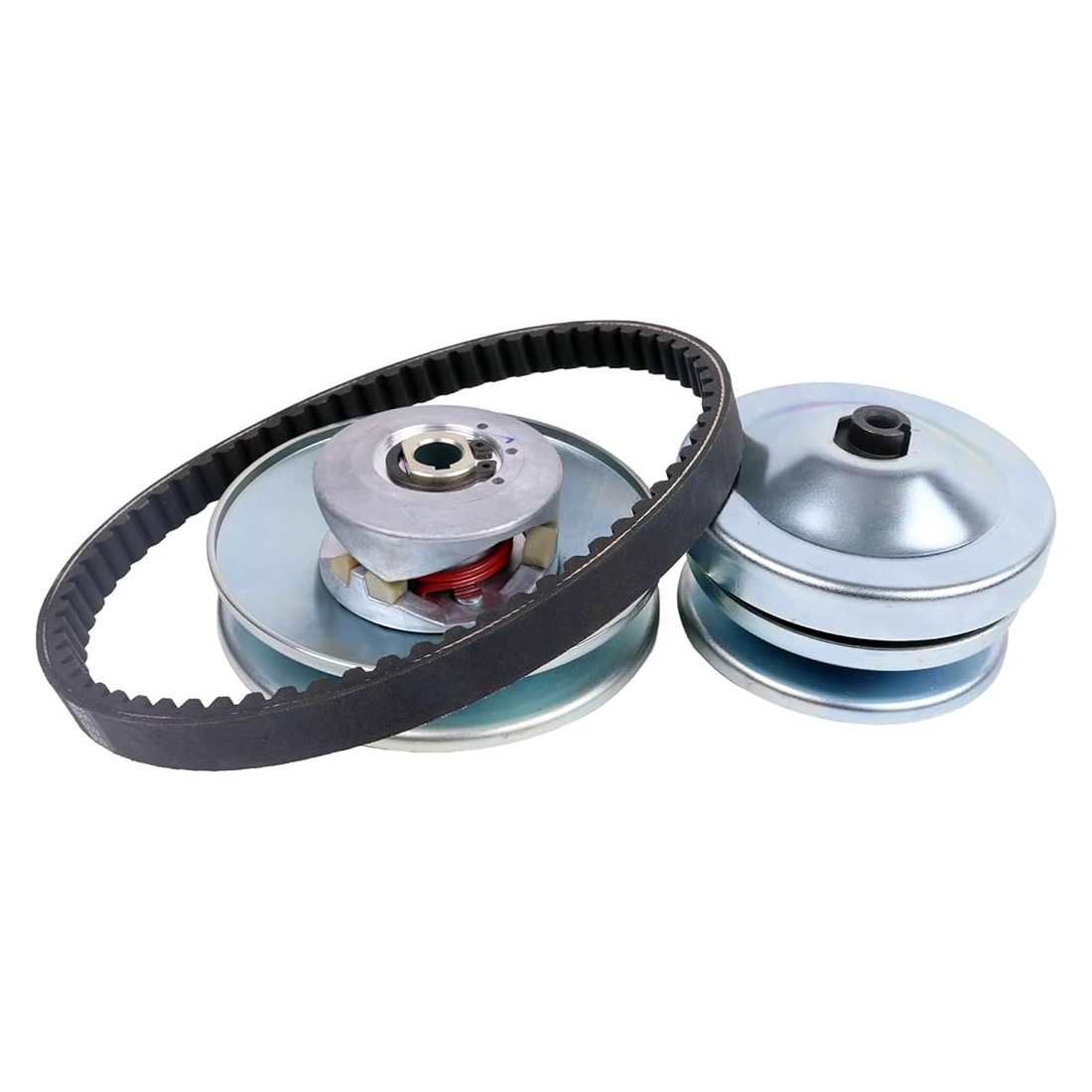 Rear Clutch Drive Pulley and Belt for Coleman Go Kart KT196 CK196 196cc Torque Converter - KUDUPARTS