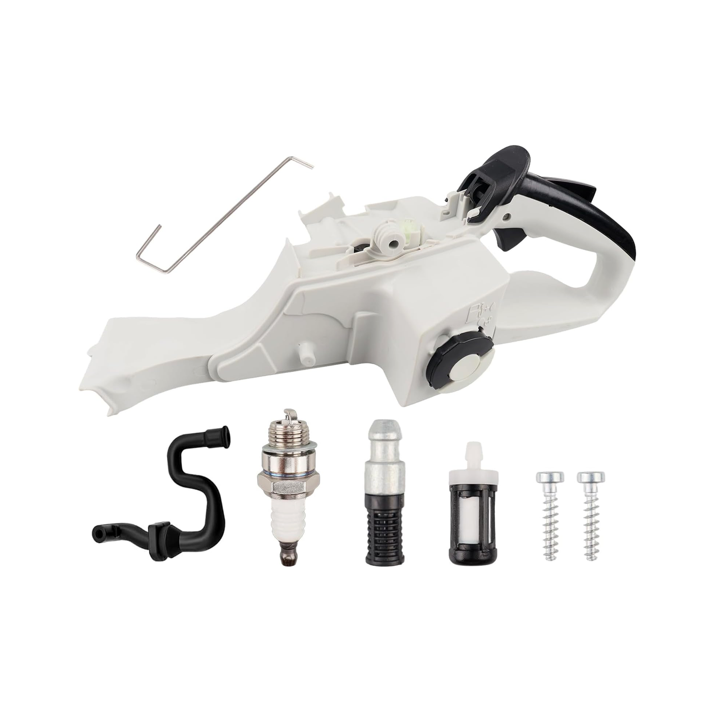 Réservoir de carburant avec poignée arrière, filtre et bougie d'allumage 1140-350-0826 pour tronçonneuse Stihl MS311 MS362 MS391 MS400C