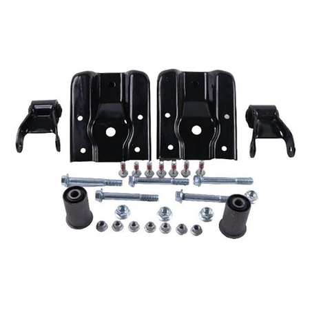 Rear Leaf Spring Hanger Bracket and Shackle Kit 5674150 for Chevy Silverado GMC Sierra - KUDUPARTS