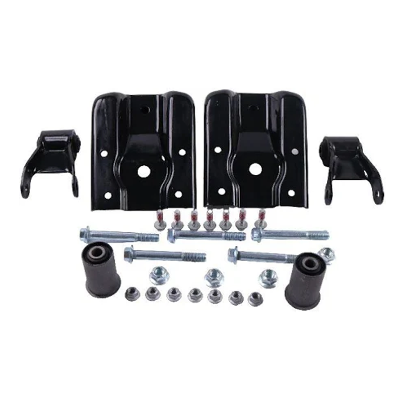 Rear Leaf Spring Hanger Bracket and Shackle Kit 5674150 for Chevy Silverado GMC Sierra - KUDUPARTS