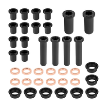 Rear Suspension A-Arm Bushing Kit Control Long Lower Short Bushings Stabilizer Tubes Spacer Set for Polaris Sportsman 500 RSE 400 4x4 700 - KUDUPARTS