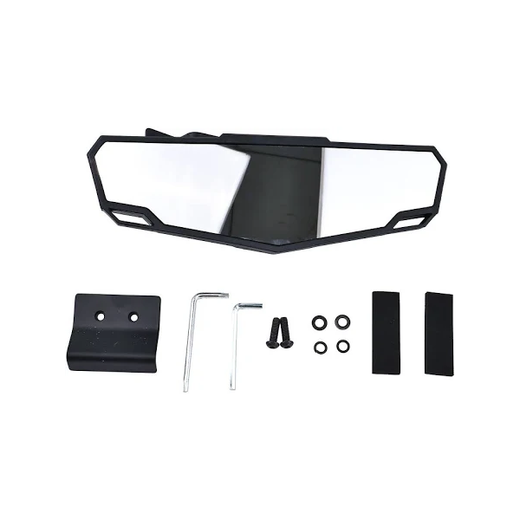 Rear View Center Mirror for Can Am Defender Polaris Ranger UTV 570 900 XP 1000 Crew 2015-2024 - KUDUPARTS