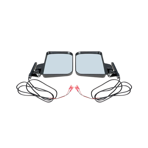 Rear View Mirror With Turn Signal Light for Club Car EZGO Yamaha Golf Cart - KUDUPARTS