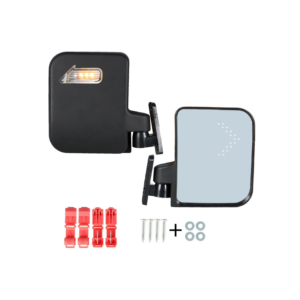 Rear View Mirror With Turn Signal Light for Club Car EZGO Yamaha Golf Cart