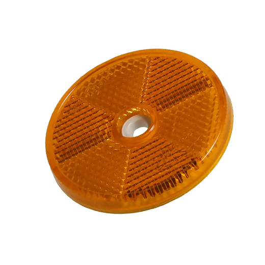 Reflector Amber 70012500 for JCB Backhoe Loader 2CX 4C Truck 712 714 Telescopic Handler 531-70 535-95 541-70 - KUDUPARTS