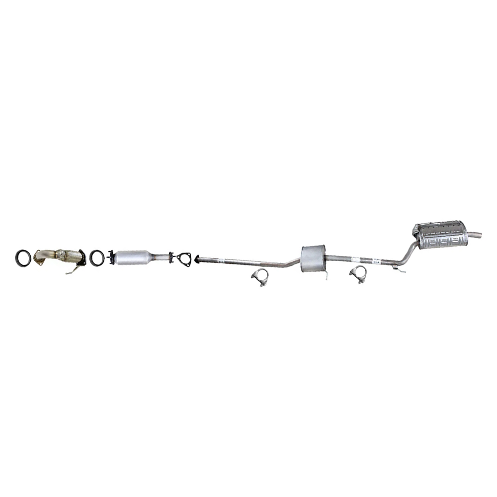 Resonator Muffler Exhaust Pipe 103168 for Honda Accord 2.4L Sedan 2006-2007