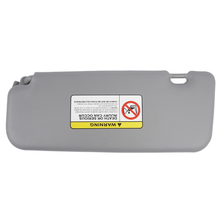 Right Passenger Side Gray Sun Visor 85220-1R000 for 2011-2014 Hyundai Accent
