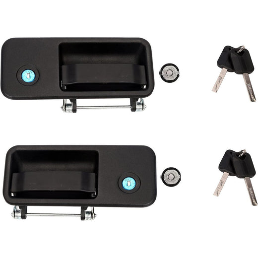 Right and Left Side Black Door Handle Set 20398467 20398466 1062565 3175918 for Volvo Truck FH FH12 FH16 FM FM10 FM12 FM7 FM9 - KUDUPARTS