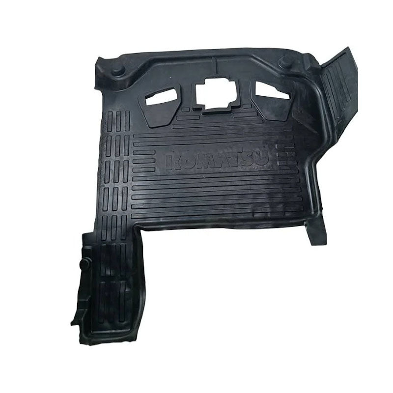 Rubber Cab Floor Mat Foot Gasket 20Y-53-14713 for Komatsu PC130-8 PC200-8 PC220-8 Excavator - KUDUPARTS
