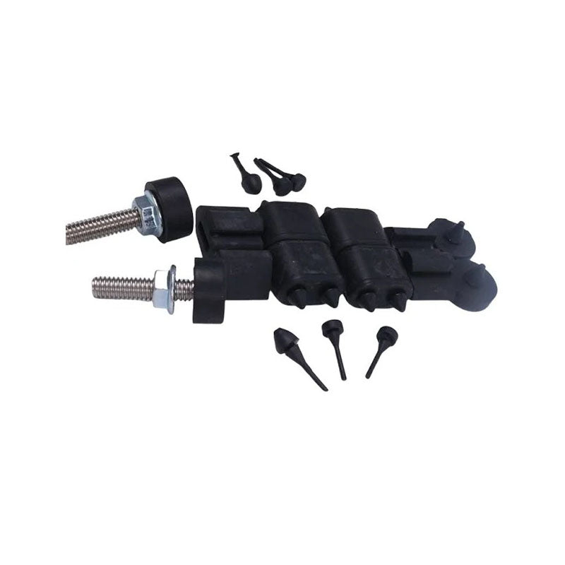 Rubber Stopper Kit & Hood Adjusters Stoppers Bumper EB-P00001 for Chevrolet Camaro Nova Impala - KUDUPARTS
