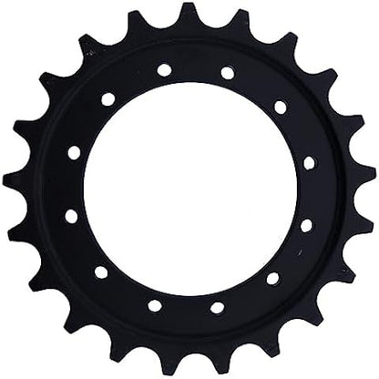 Piñón de goma 6811940 para miniexcavadora Bobcat 231, 325, 328, 331 y 334 (9 orificios, 21 dientes)