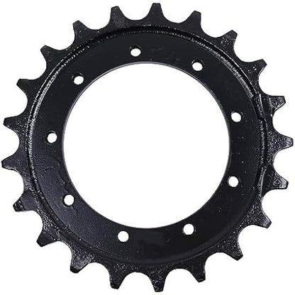 Piñón de goma 6811940 para miniexcavadora Bobcat 231, 325, 328, 331 y 334 (9 orificios, 21 dientes)