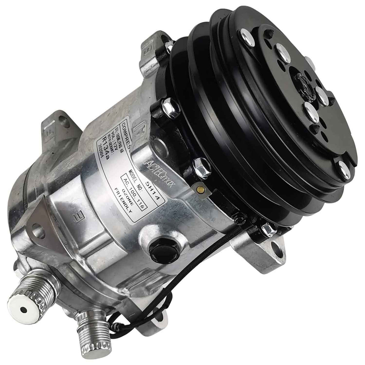 SV06E A/C Compressor 447260-5351 For Denso Kubota Excavator KX080-3 KX121 KX121-3