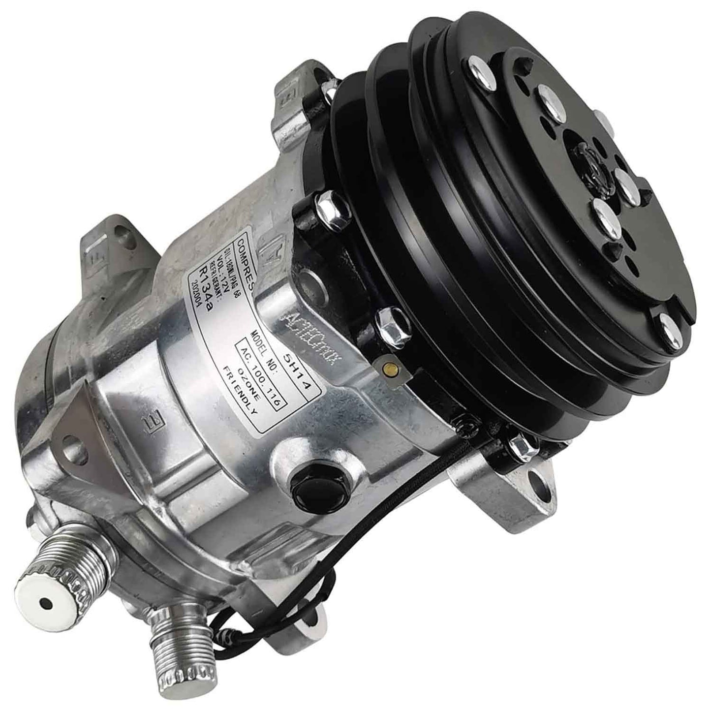 SV06E A/C Compressor 447260-5351 For Denso Kubota Excavator KX080-3 KX121 KX121-3