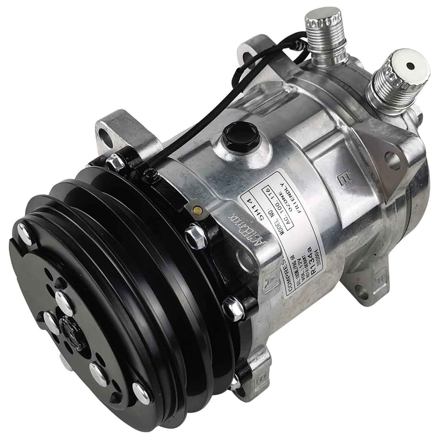 SV06E A/C Compressor 447260-5351 For Denso Kubota Excavator KX080-3 KX121 KX121-3