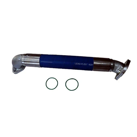 Screw Air Compressor Rubber Hose 1613991500 for Atlas Copco GA37 - KUDUPARTS