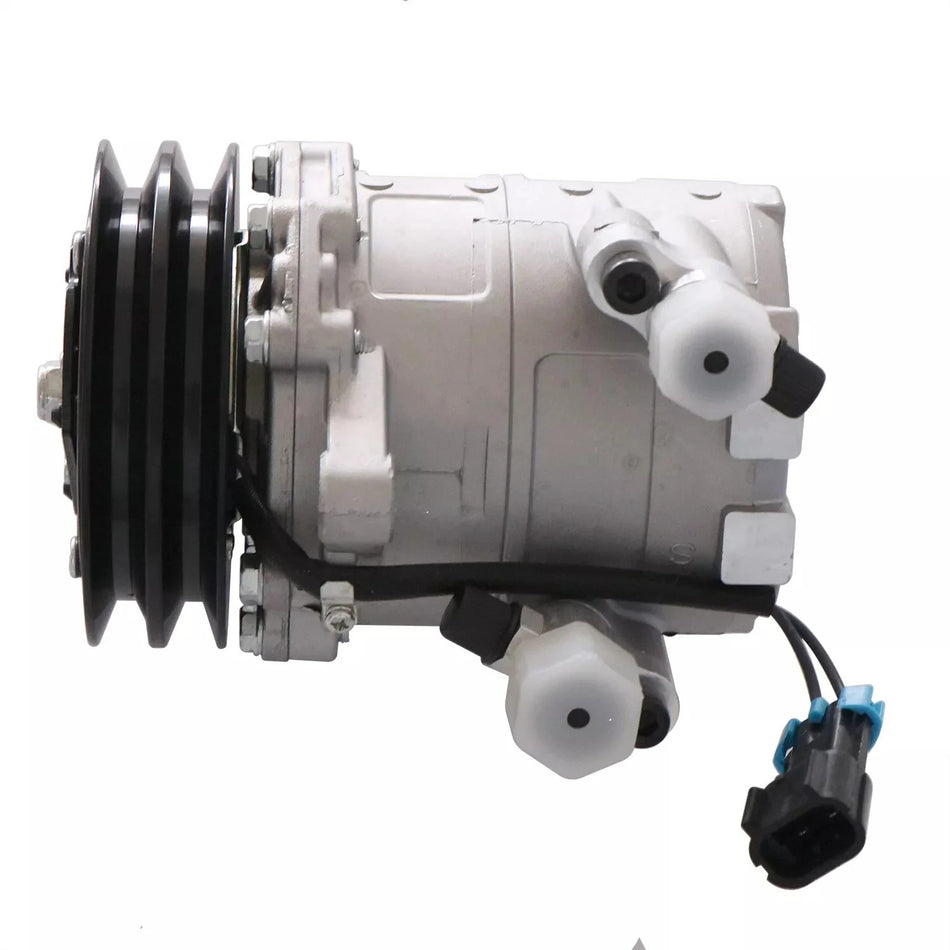 Seltec TM-08 Air Conditioning Compressor 6733655 for Bobcat Compact Track Loader T180 T190 T200 T250 T300 T320