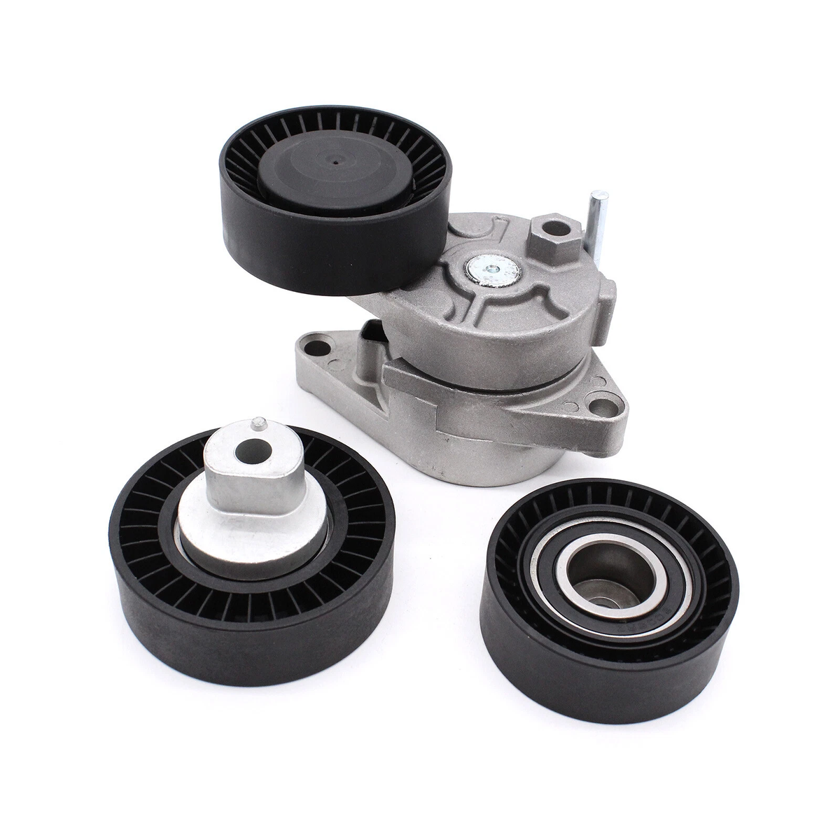 Serpentine Belt Tensioner Idler Pulley Timing Kit Set for BMW E36 E39 E46 E53 X5 - KUDUPARTS